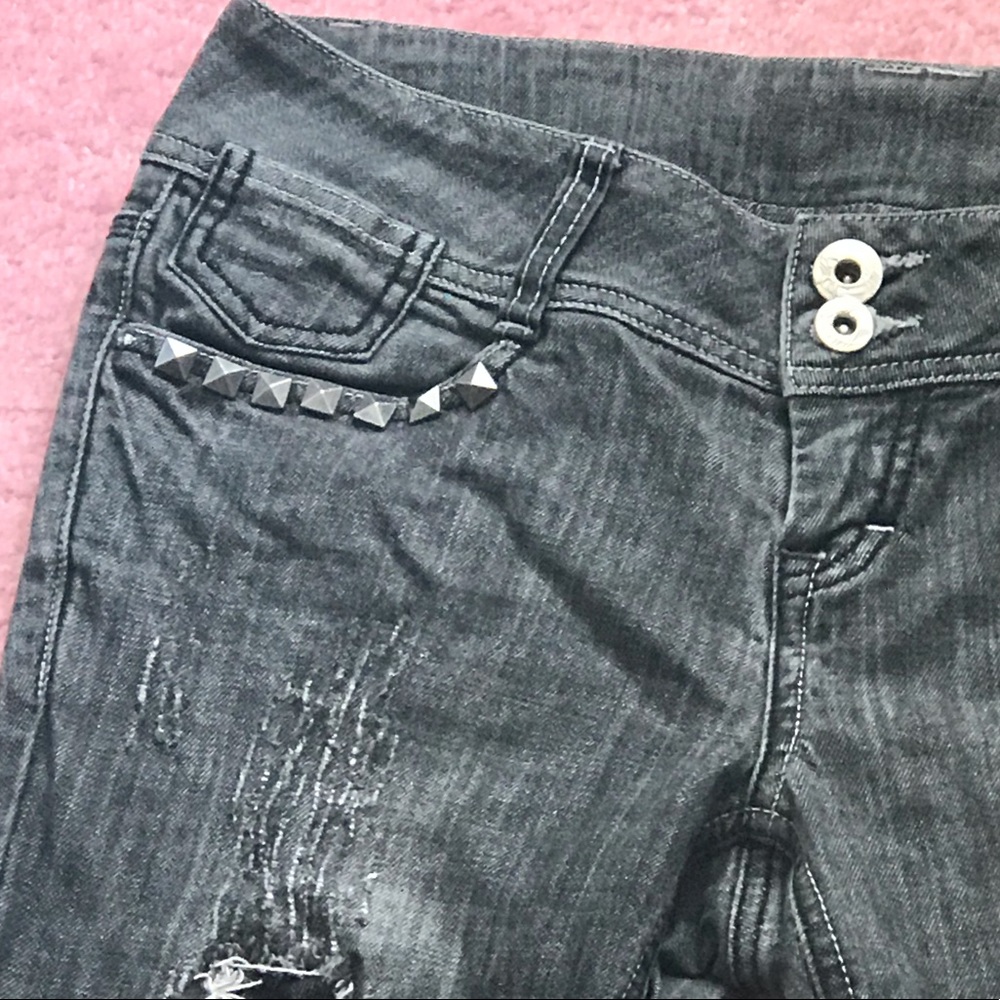 Distressed Gray Jeans! - Picture 5 of 12